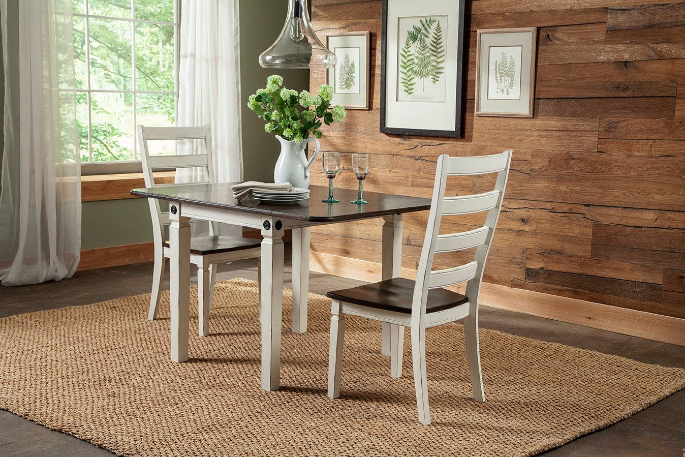 Glennwood Drop Leaf Dining Table interconfurniture