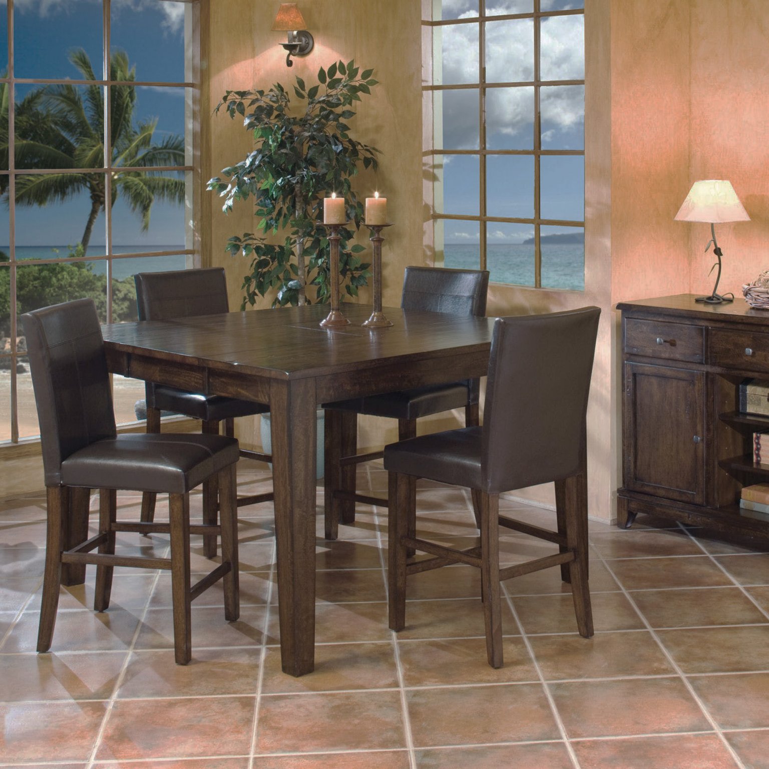 Kona Counter Table Raisin interconfurniture