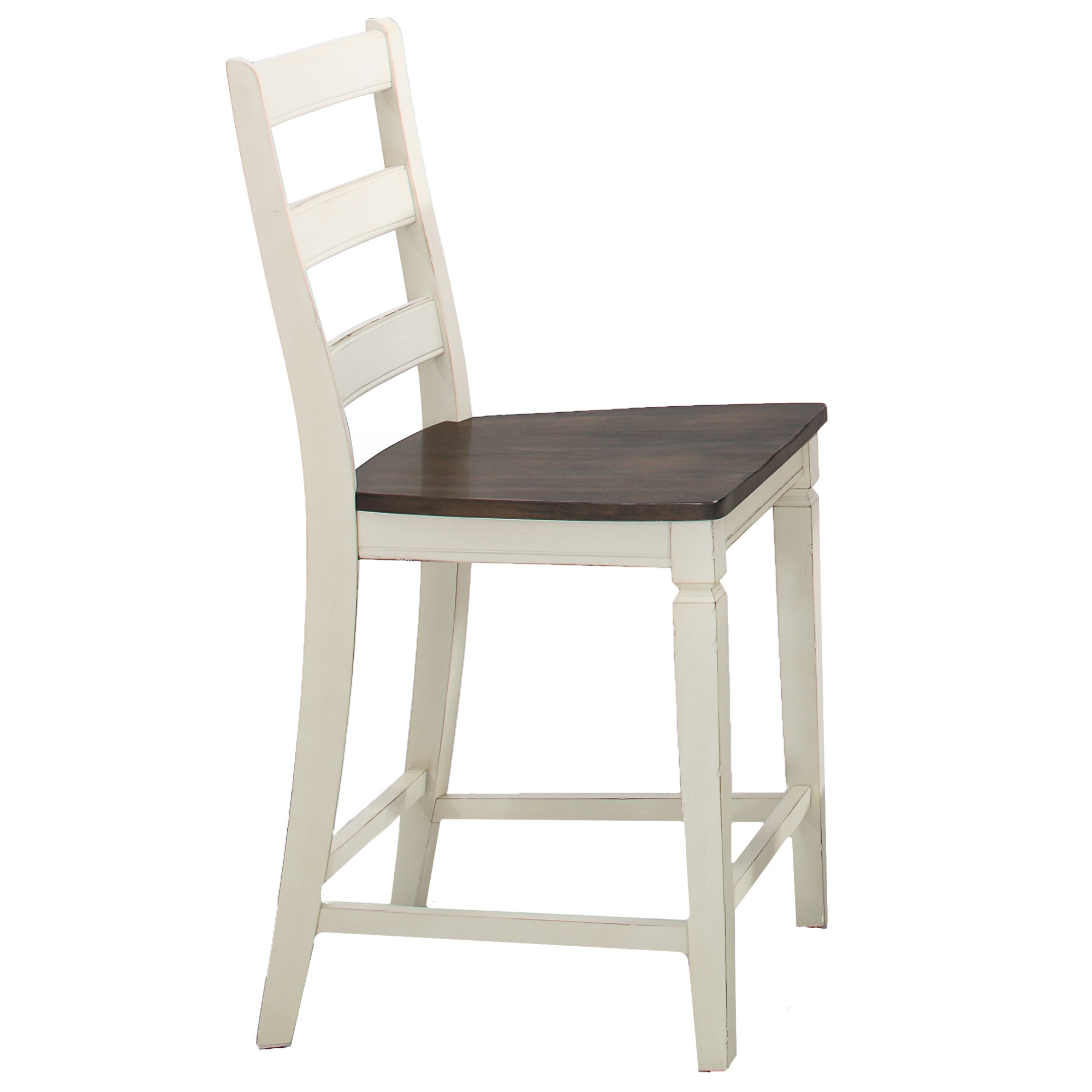 Glennwood Stool White & Charcoal interconfurniture
