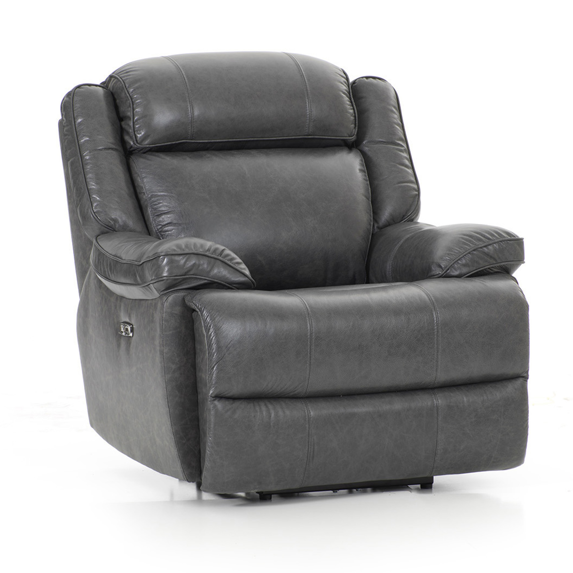 Avalon Dual Power Reclining Chair | Smoke - intercon-furniture