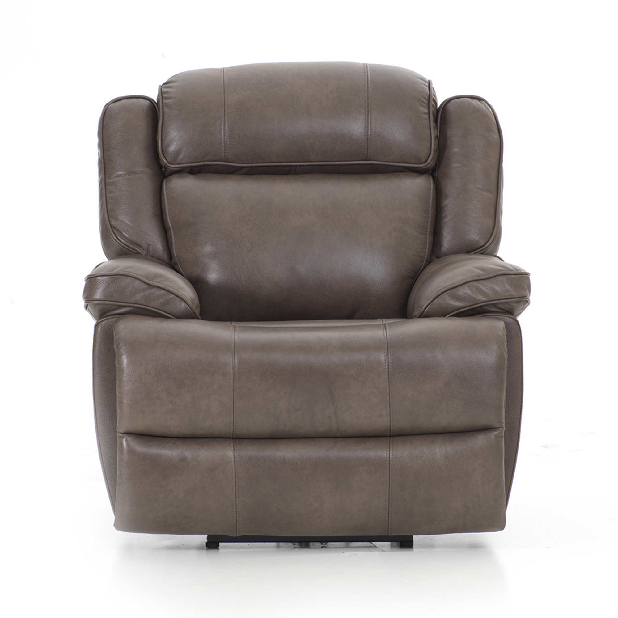 Avalon Dual Power Reclining Chair | Leather Latte - intercon-furniture