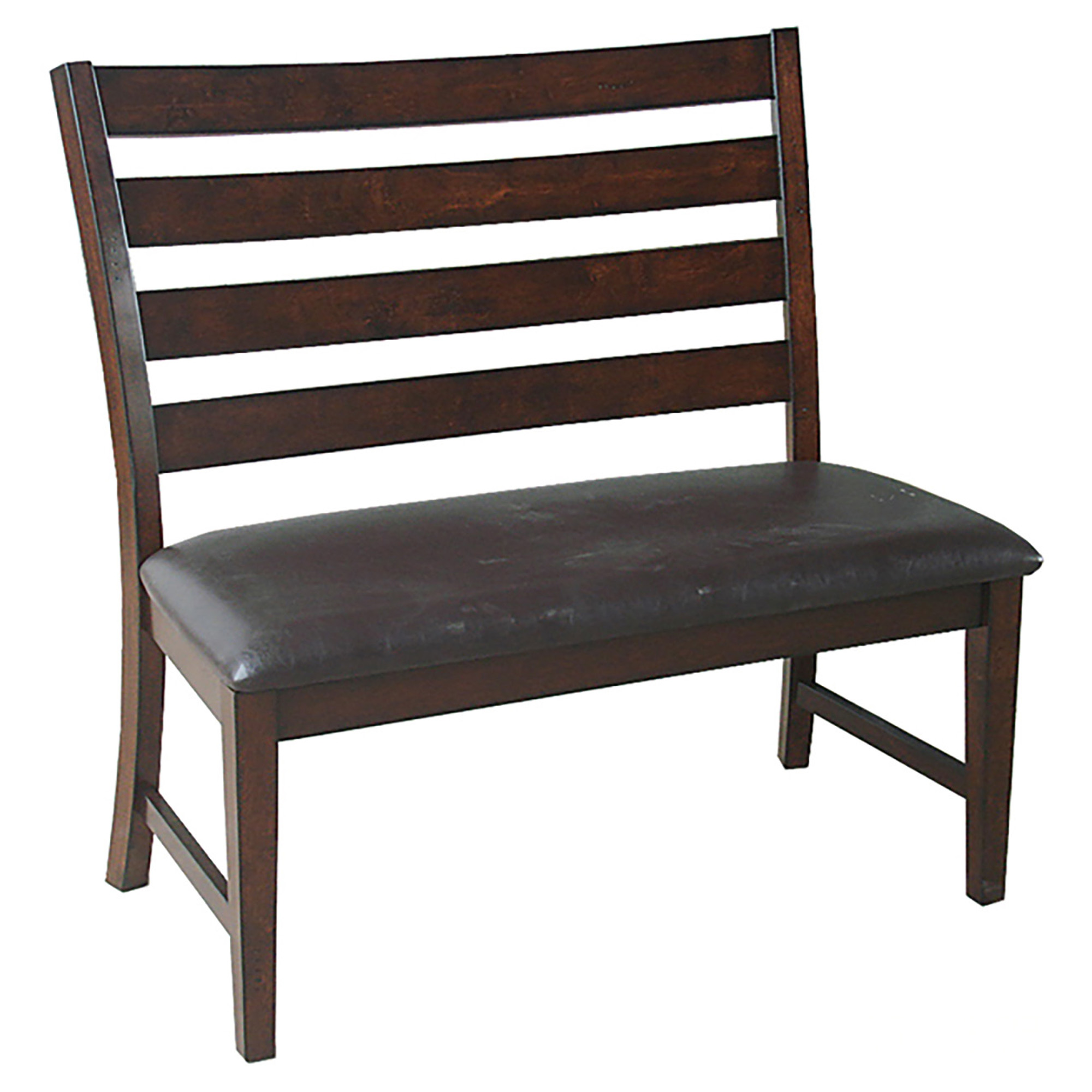 Kona Ladder Dining Bench Raisin interconfurniture