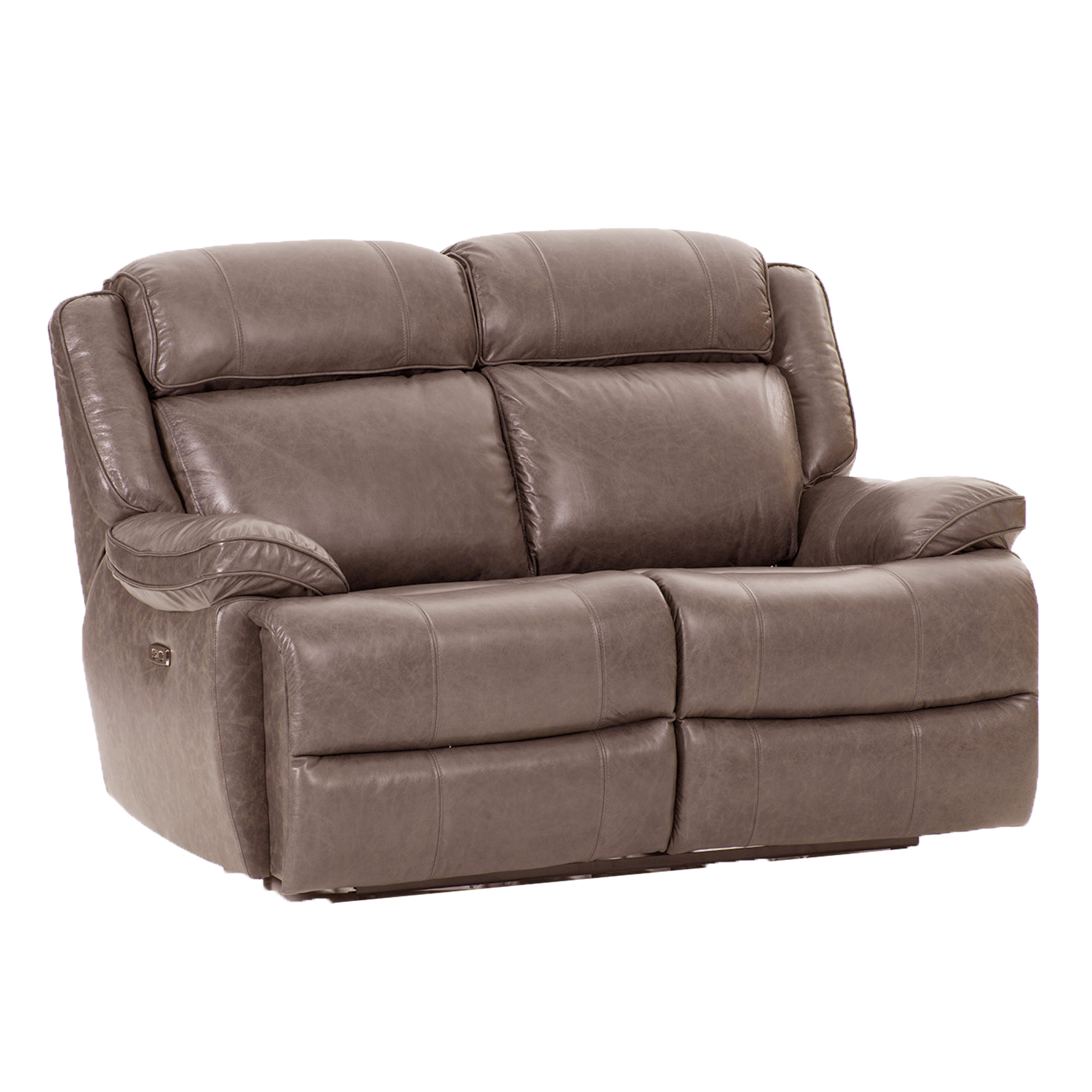 Avalon Dual Power Reclining Sofa Leather Latte Intercon Furniture