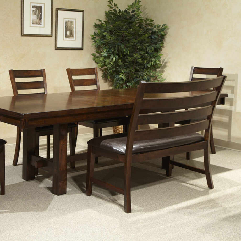 Kona Ladder Dining Bench | Raisin