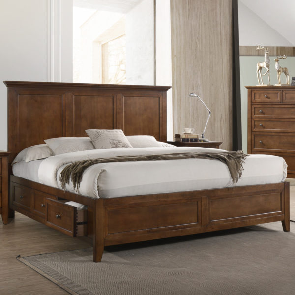 San Mateo Storage Bed Tuscan, Manoticello King Bed Assembly