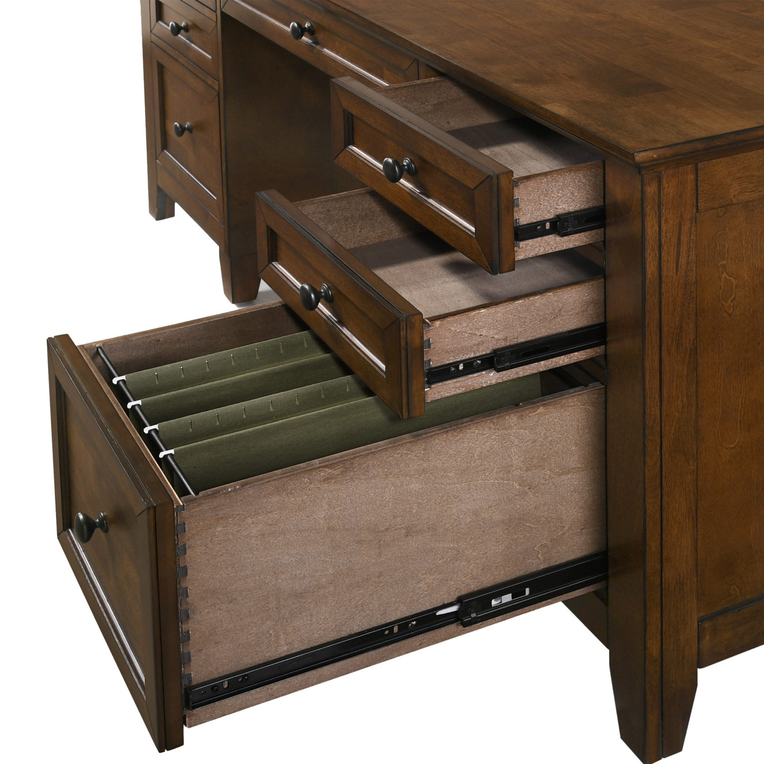 San Mateo 62" Executive Desk Tuscan interconfurniture