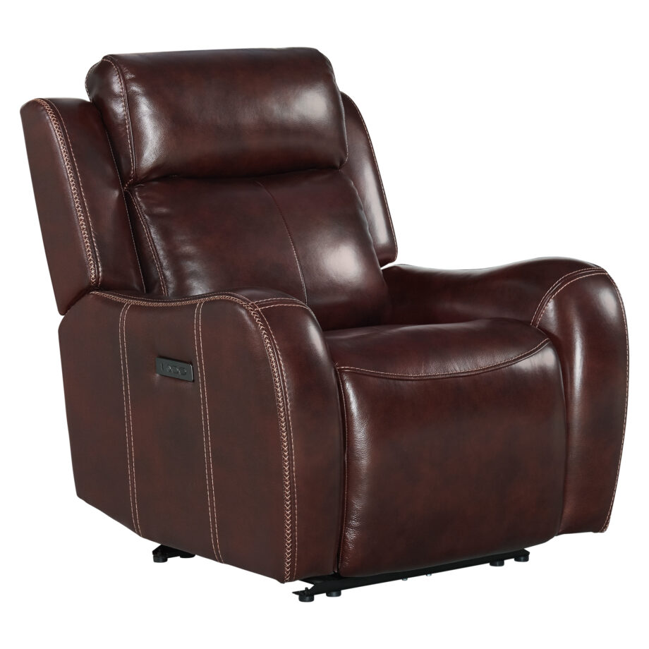 Wainwright Dual-Power Recliner | Reddish Brown
