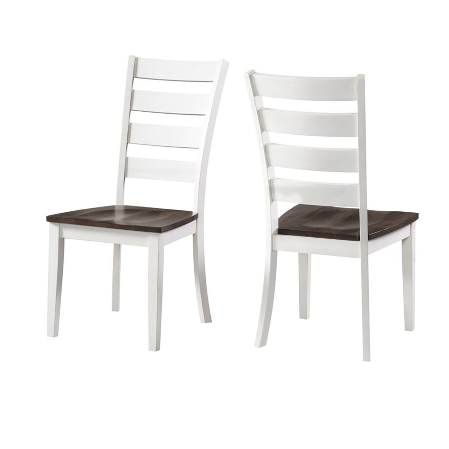 Kona Ladder Chair | Gray and White