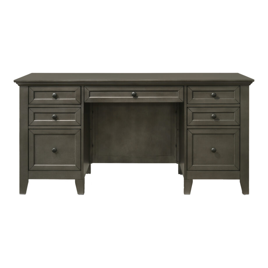 San Mateo 62" Executive Desk | Gray