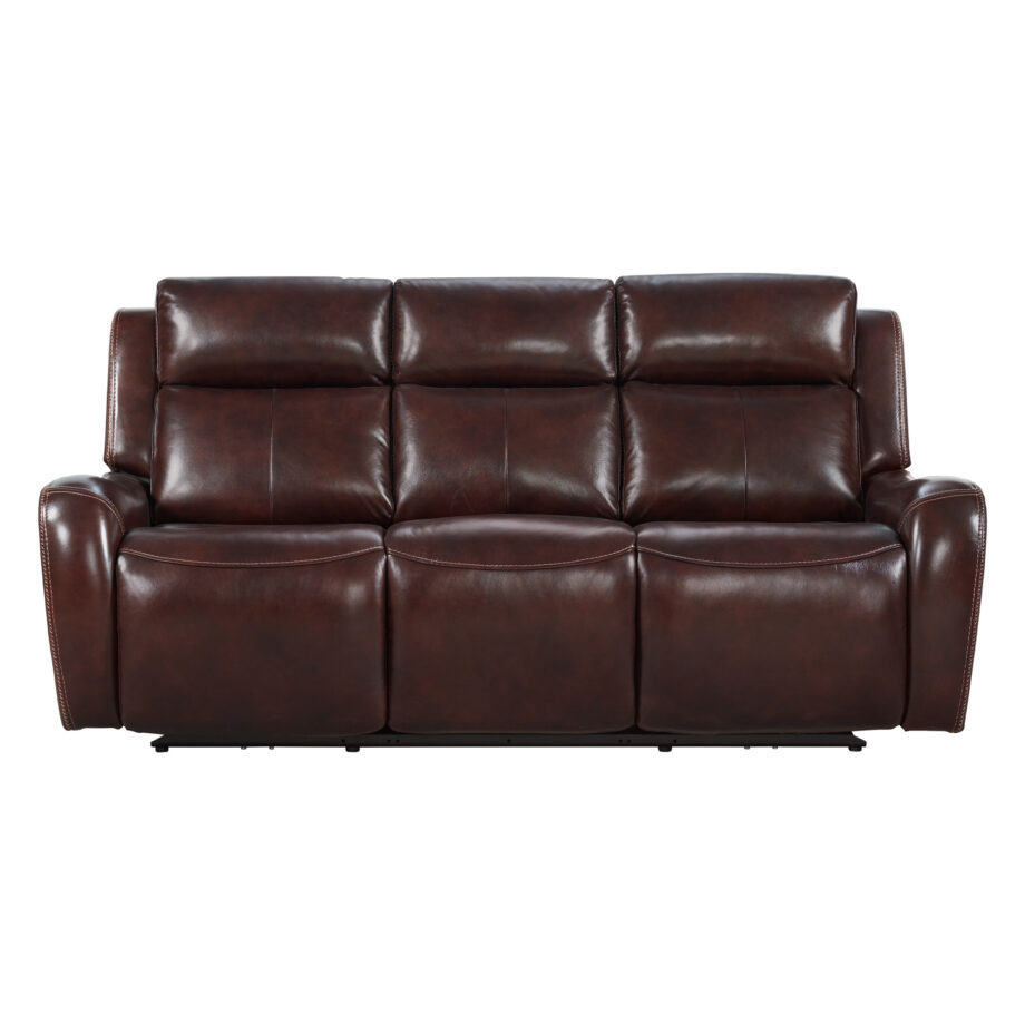 Wainwright Dual-Power Sofa | Reddish Brown