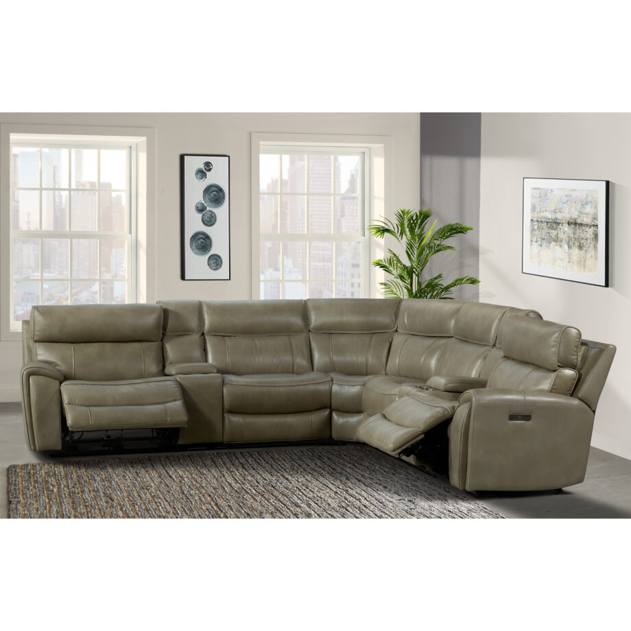 Summit Dual-Power Sectional Set | Belero Mushroom