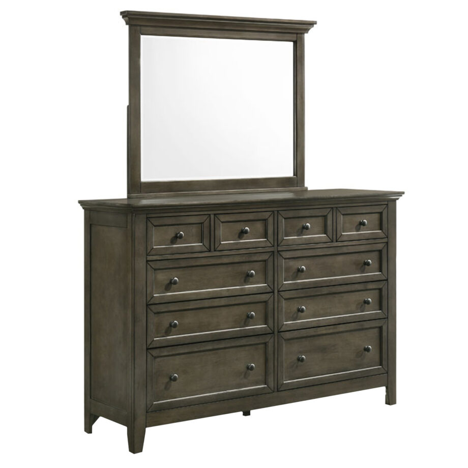 San Mateo Dresser Mirror | Gray