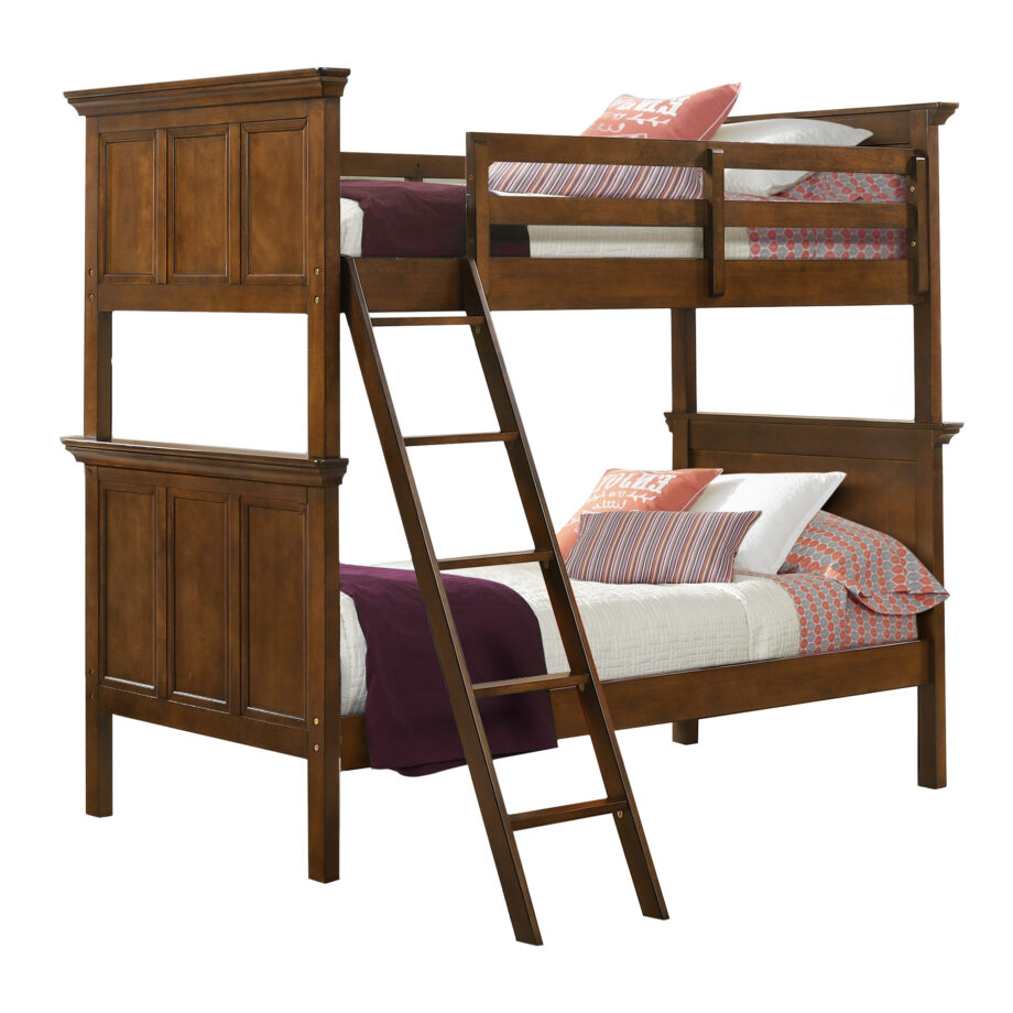 San Mateo Youth Twin over Twin Bunk Bed | Tuscan