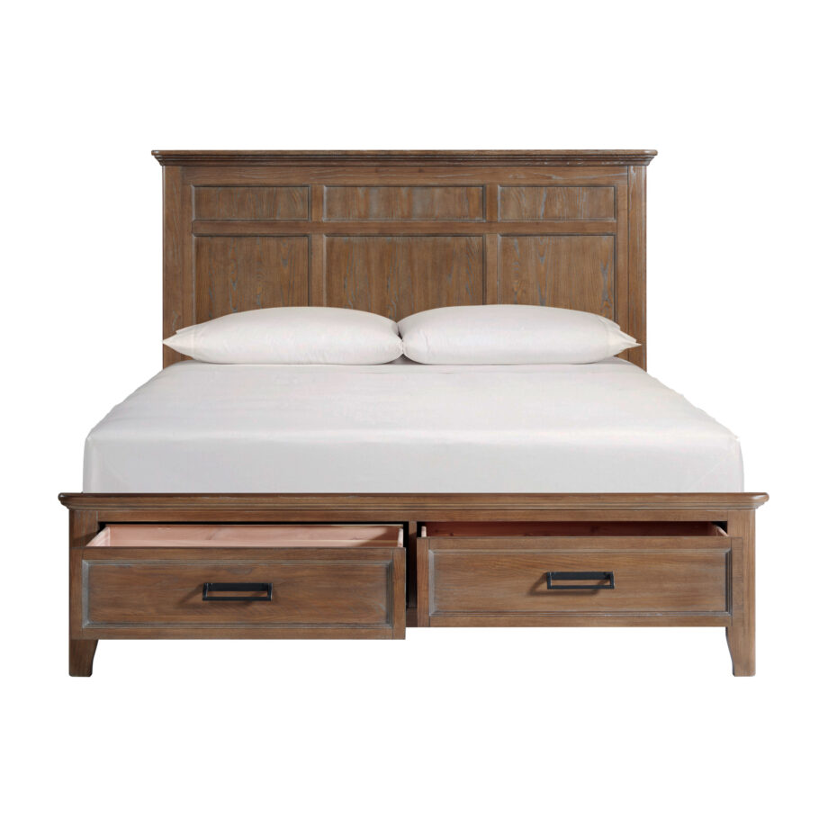 Alta King Storage Bed | Harvest