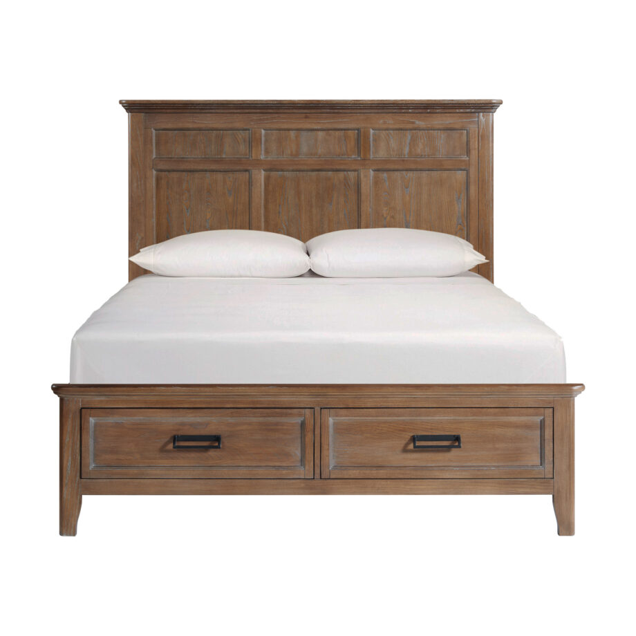 Alta Queen Storage Bed | Harvest