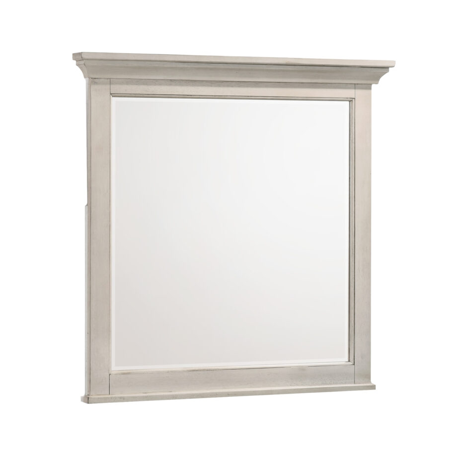 San Mateo Youth Mirror | Rustic White