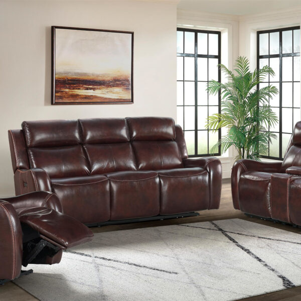 Wainwright Dual-Power Recliner | Reddish Brown