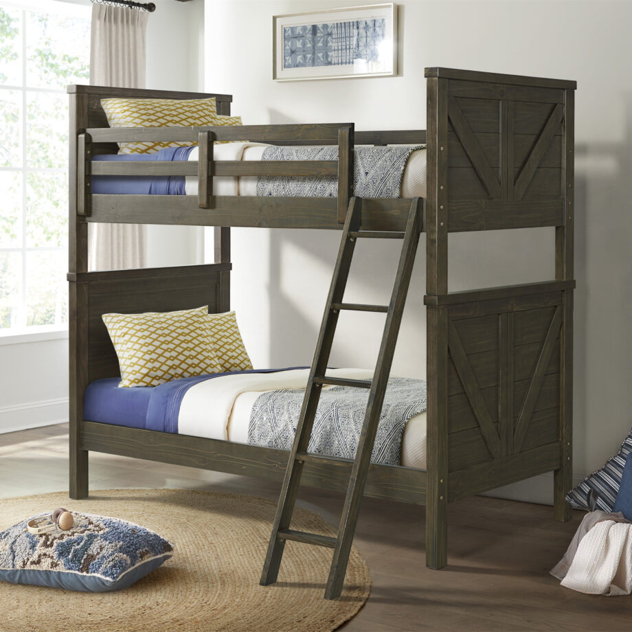 Tahoe Youth Twin over Twin Bunk Bed | River Rock
