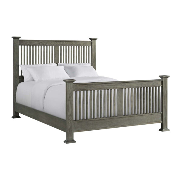 Oak Park Slat Bed | Pewter