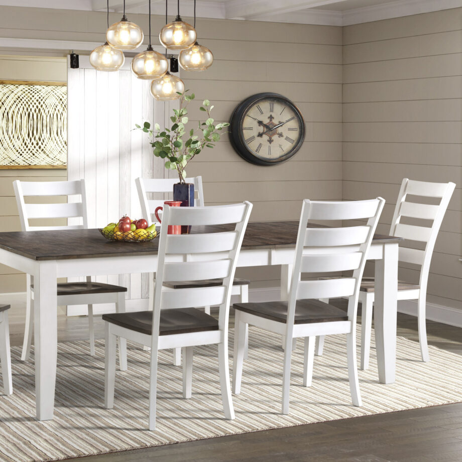 Kona Ladder Chair | Gray and White