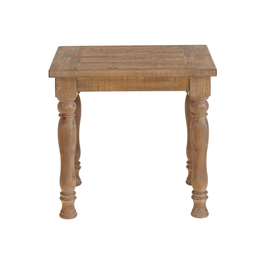 Highland End Table w/Turned Legs
