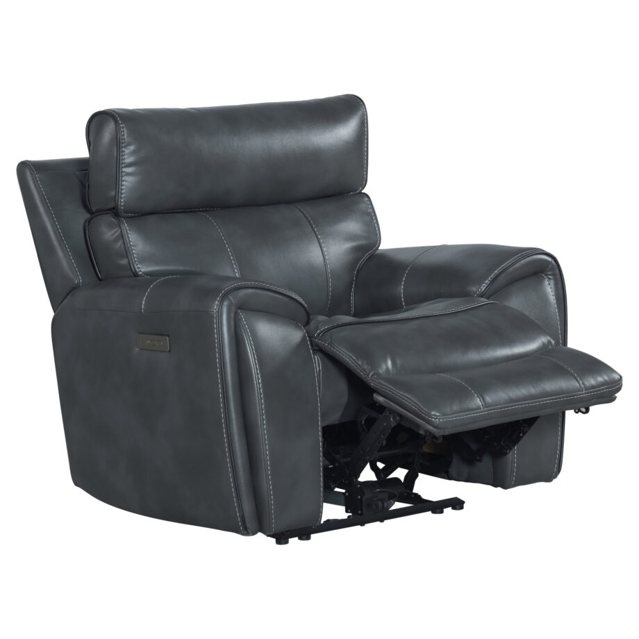 Summit Dual-Power Recliner | Bolero Slate