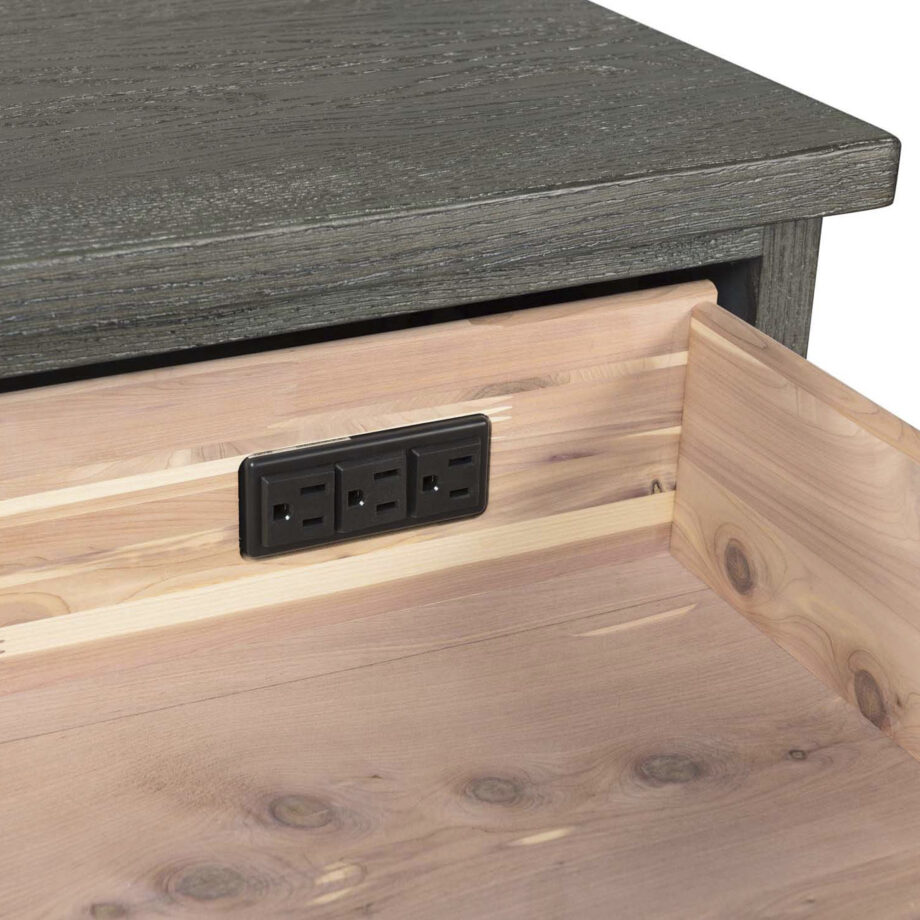 Oak Park Nightstand | Pewter