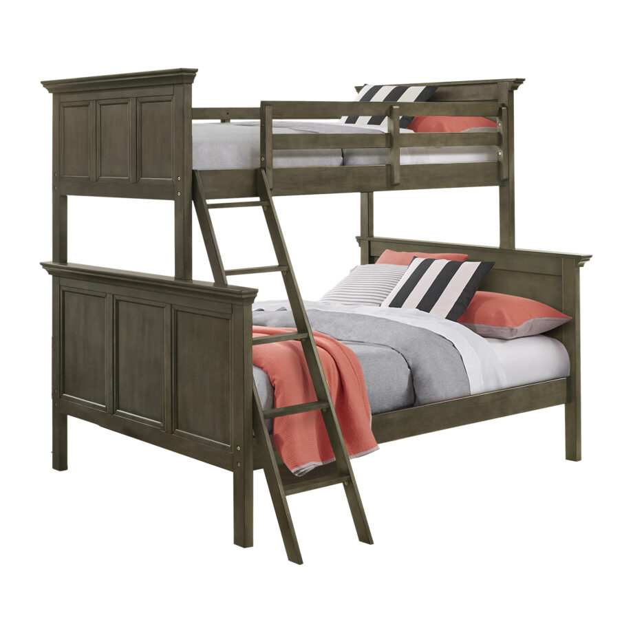 San Mateo Youth Twin over Full Bunk Bed | Gray