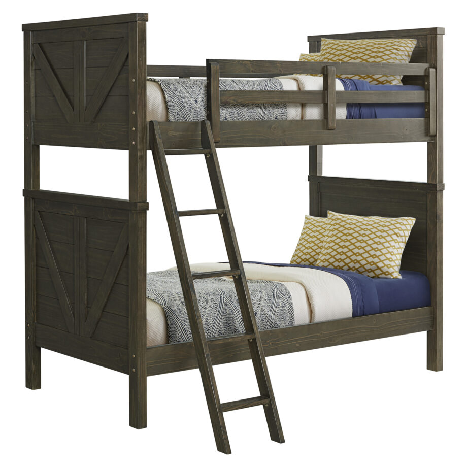 Tahoe Youth Twin over Twin Bunk Bed | River Rock