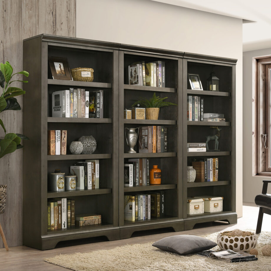 San Mateo 72" Bunching Bookcase | Gray