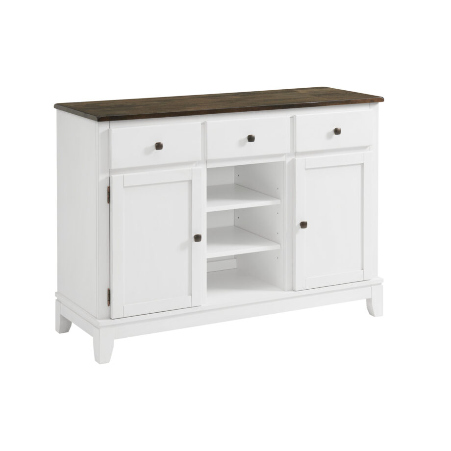 Kona Sideboard | Gray and White