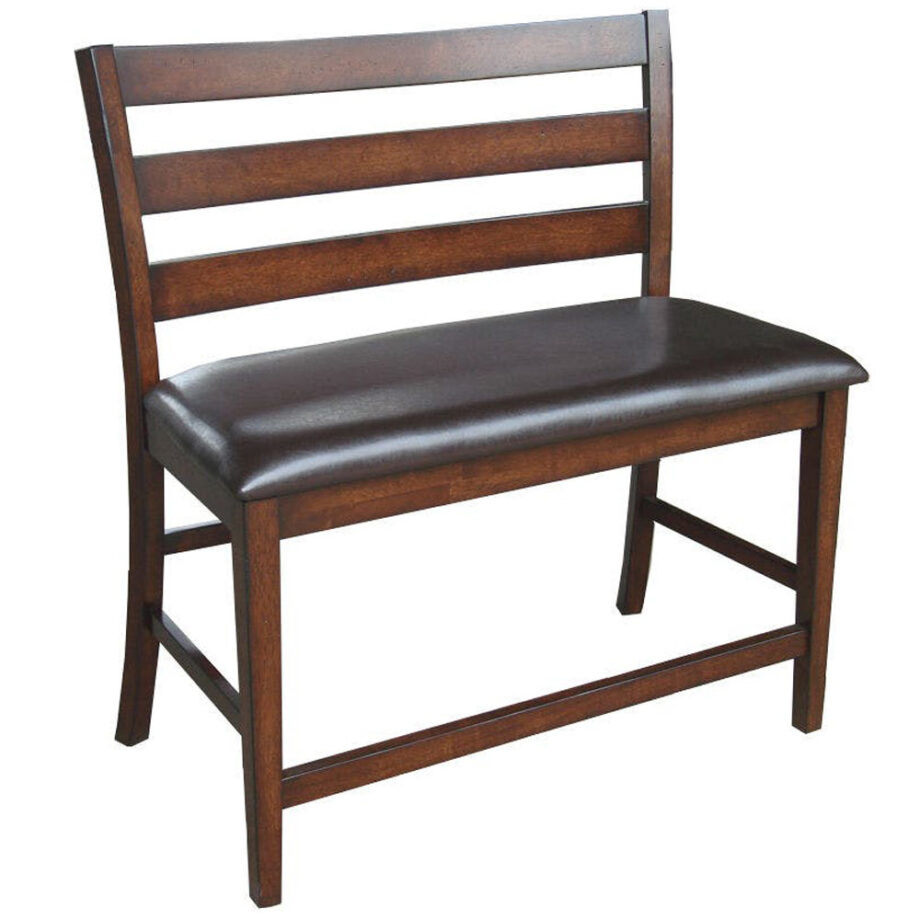 Kona Ladder Counter Bench | Raisin