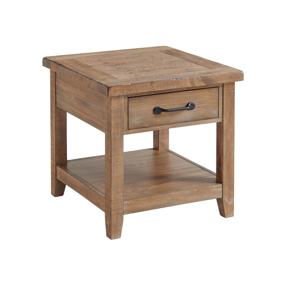 Highland End Table w/Drawers