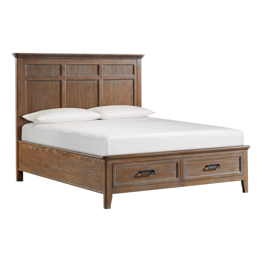 Alta Queen Storage Bed | Harvest