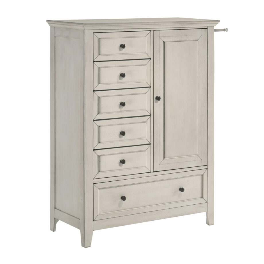 San Mateo Youth Chifferobe | Rustic White