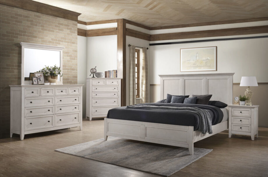 San Mateo Dresser Mirror | White