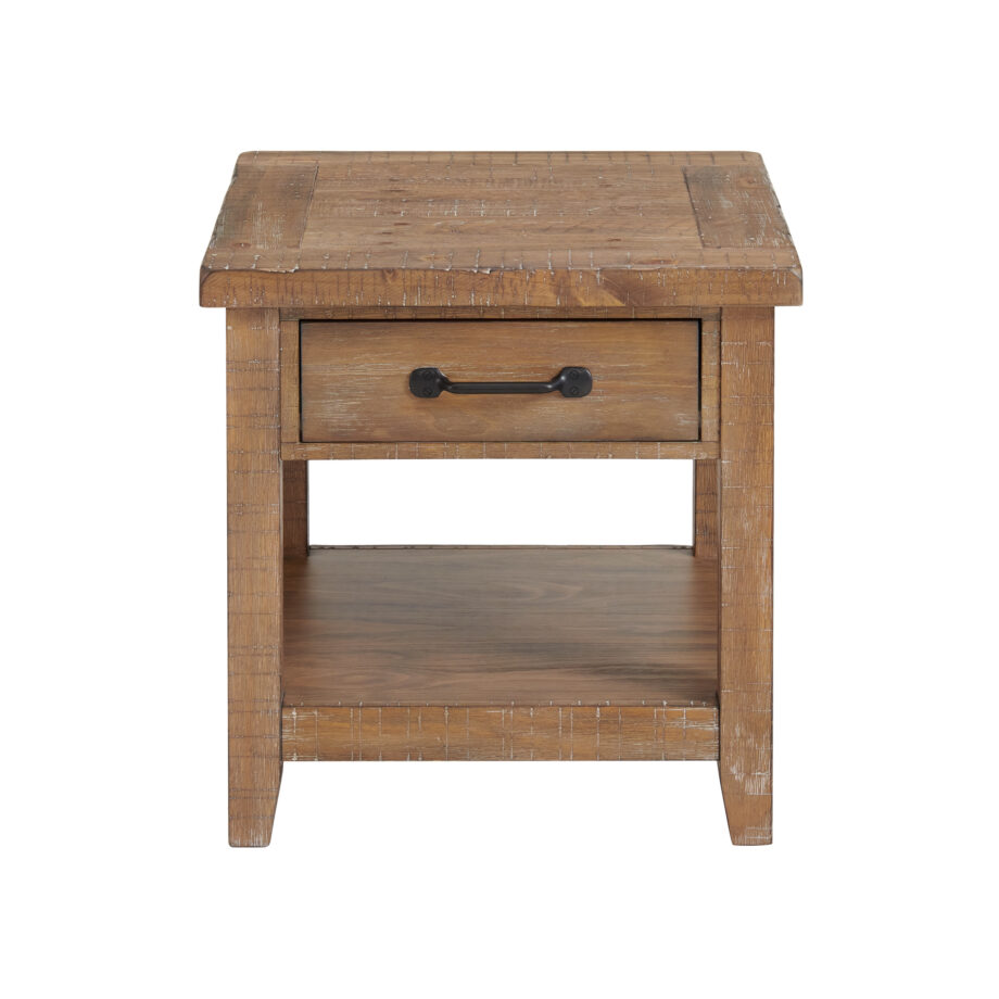 Highland End Table w/Drawers