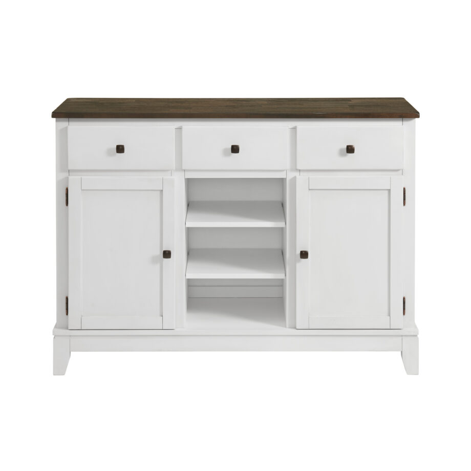 Kona Sideboard | Gray and White
