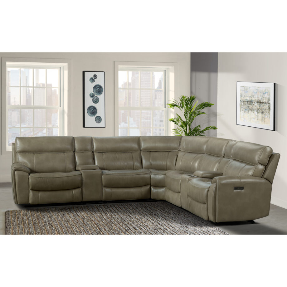 Summit Dual-Power Sectional Set | Belero Mushroom