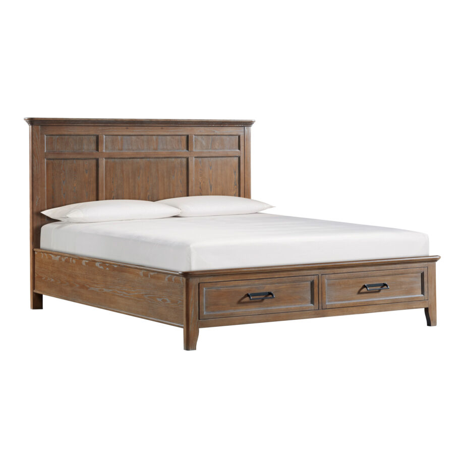 Alta King Storage Bed | Harvest
