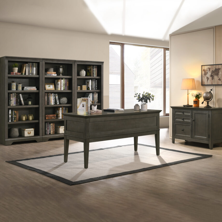 San Mateo 72" Bunching Bookcase | Gray
