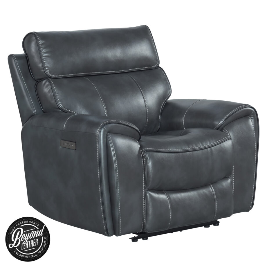 Summit Dual-Power Recliner | Bolero Slate