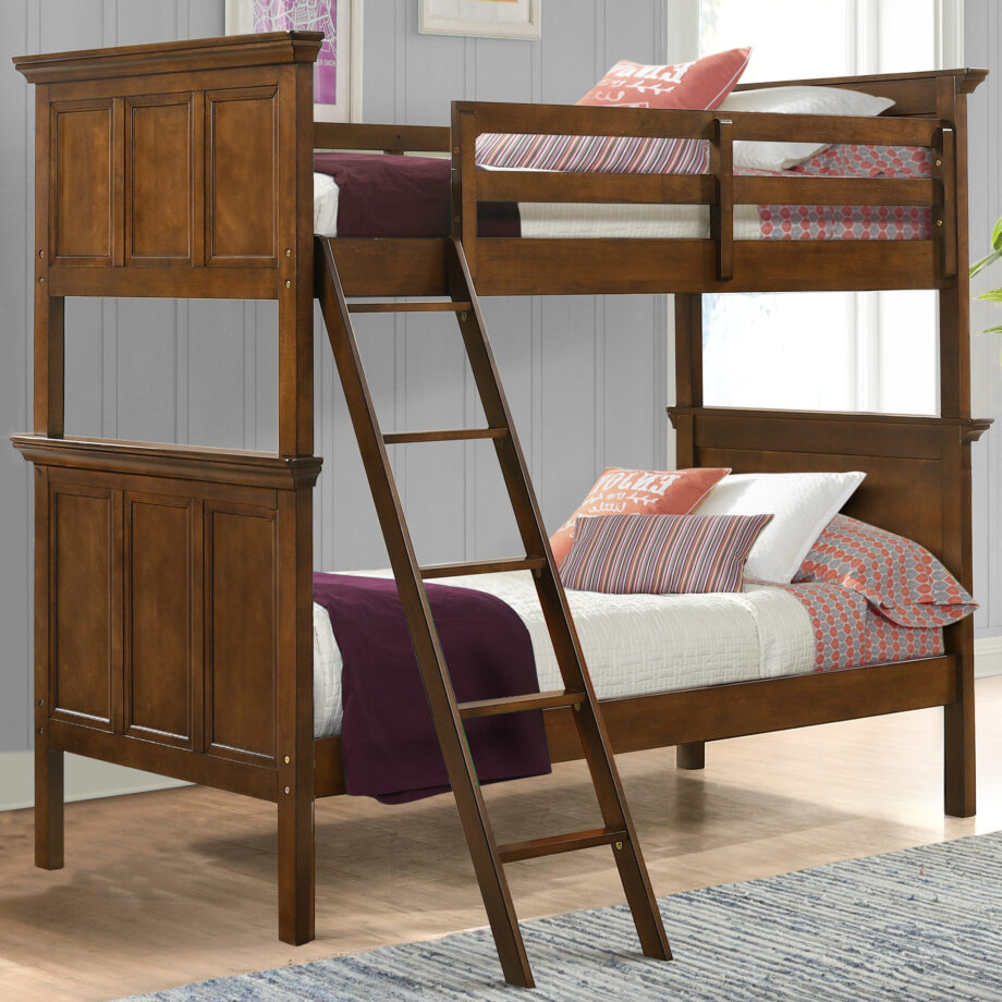 San Mateo Youth Twin over Twin Bunk Bed | Tuscan
