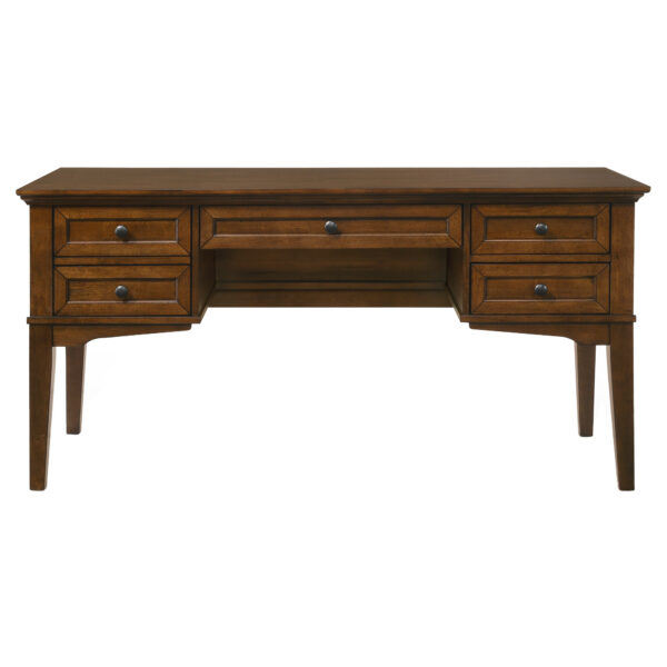 San Mateo 62" Half Ped Desk | Tuscan