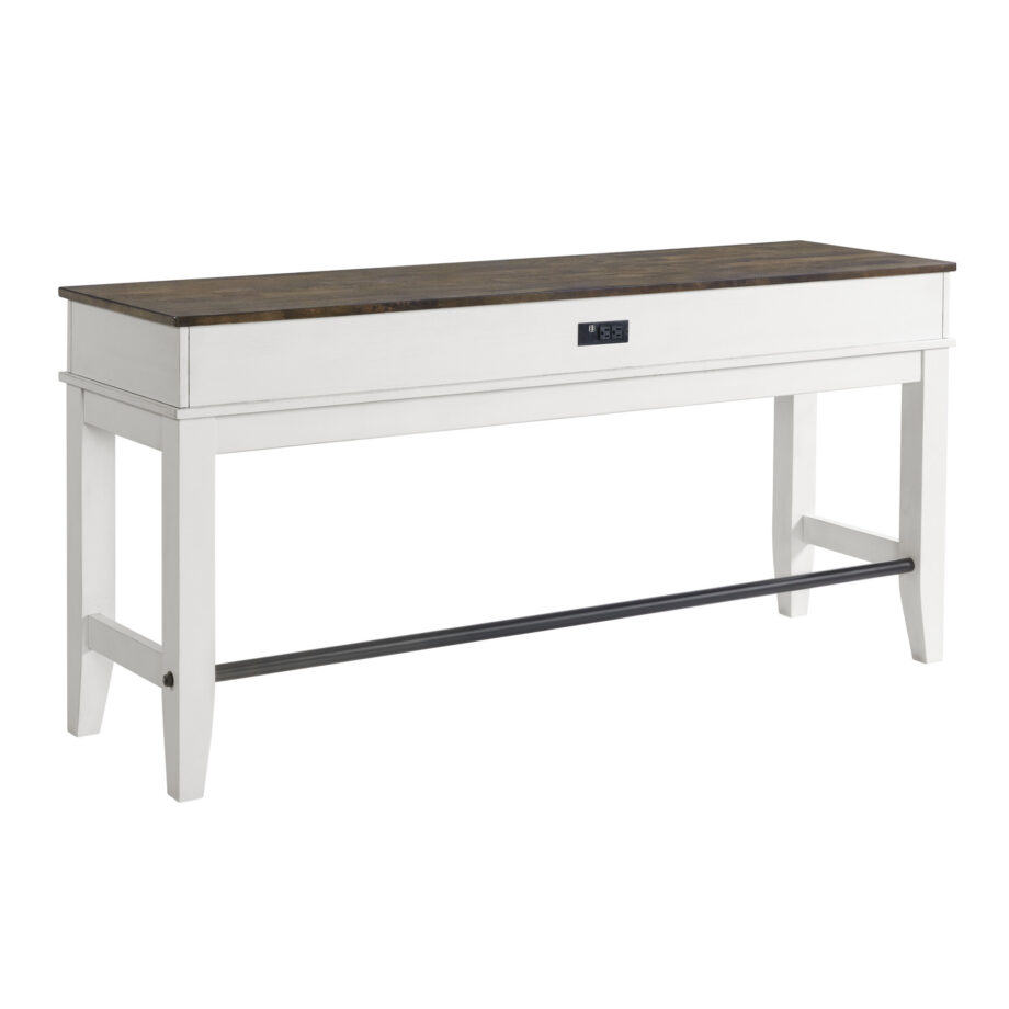 Kona Sofa Bar Table | Gray and White
