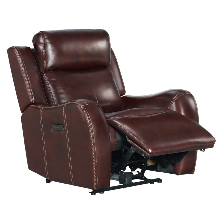 Wainwright Dual-Power Recliner | Reddish Brown