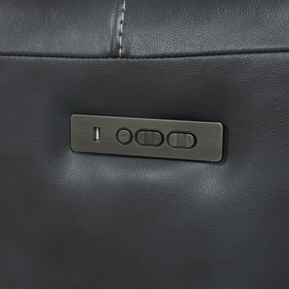 Summit Dual-Power Recliner | Bolero Slate