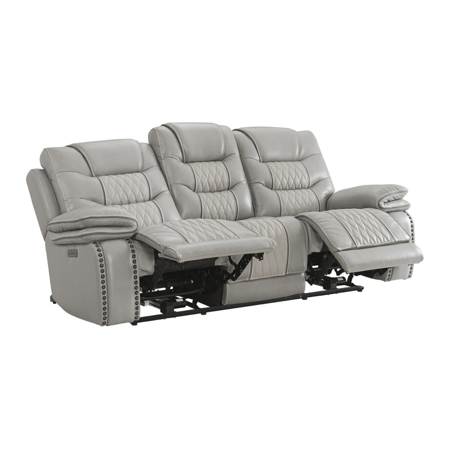 Cody Dual-Power Sofa | Light Grey