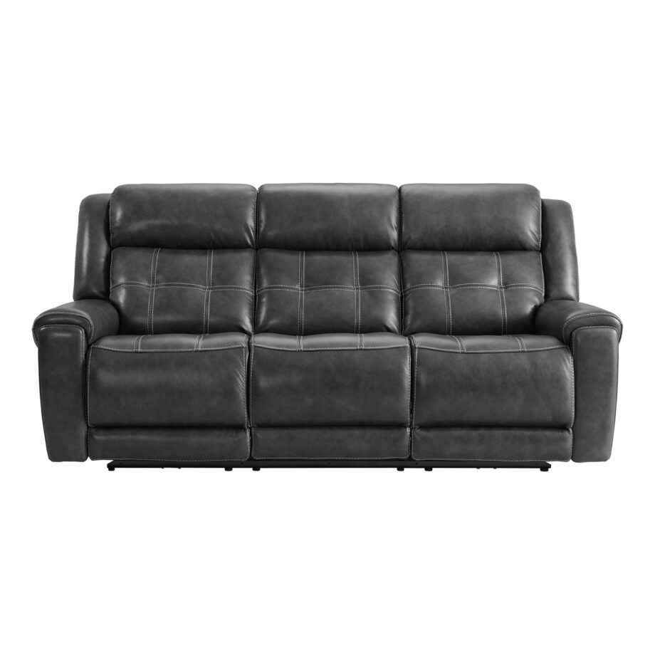 Regis Dual-Power Sofa | Baron Charcoal