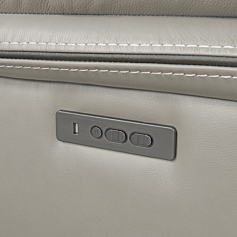 Cody Dual-Power Recliner | Light Grey